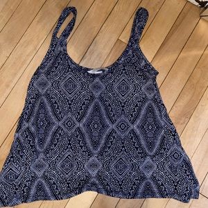 Patterned crop tank